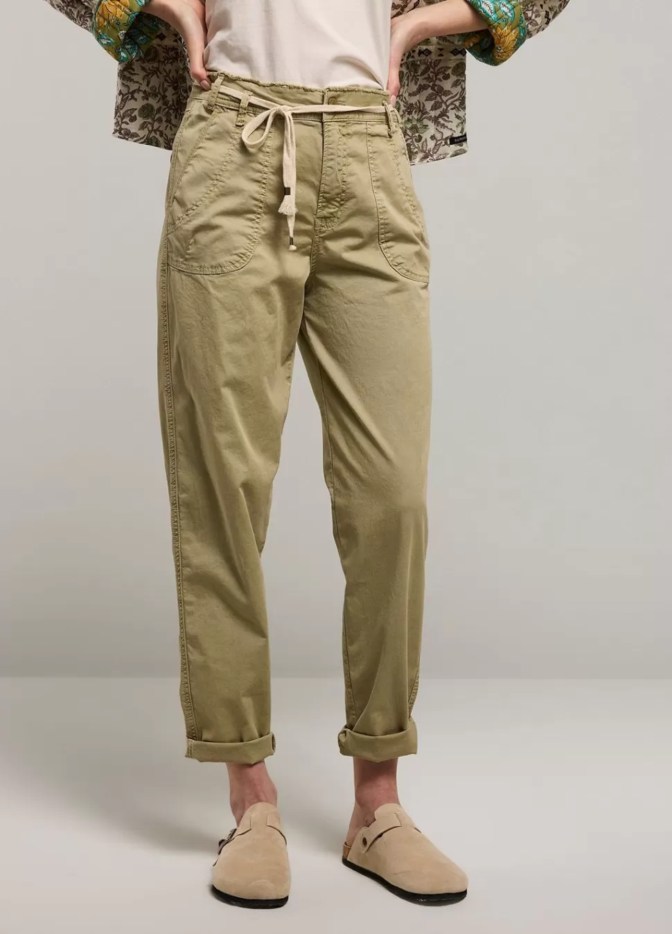 Summum Woman Barrel Fit Pants | Vrouwen Broeken & Jumpsuits