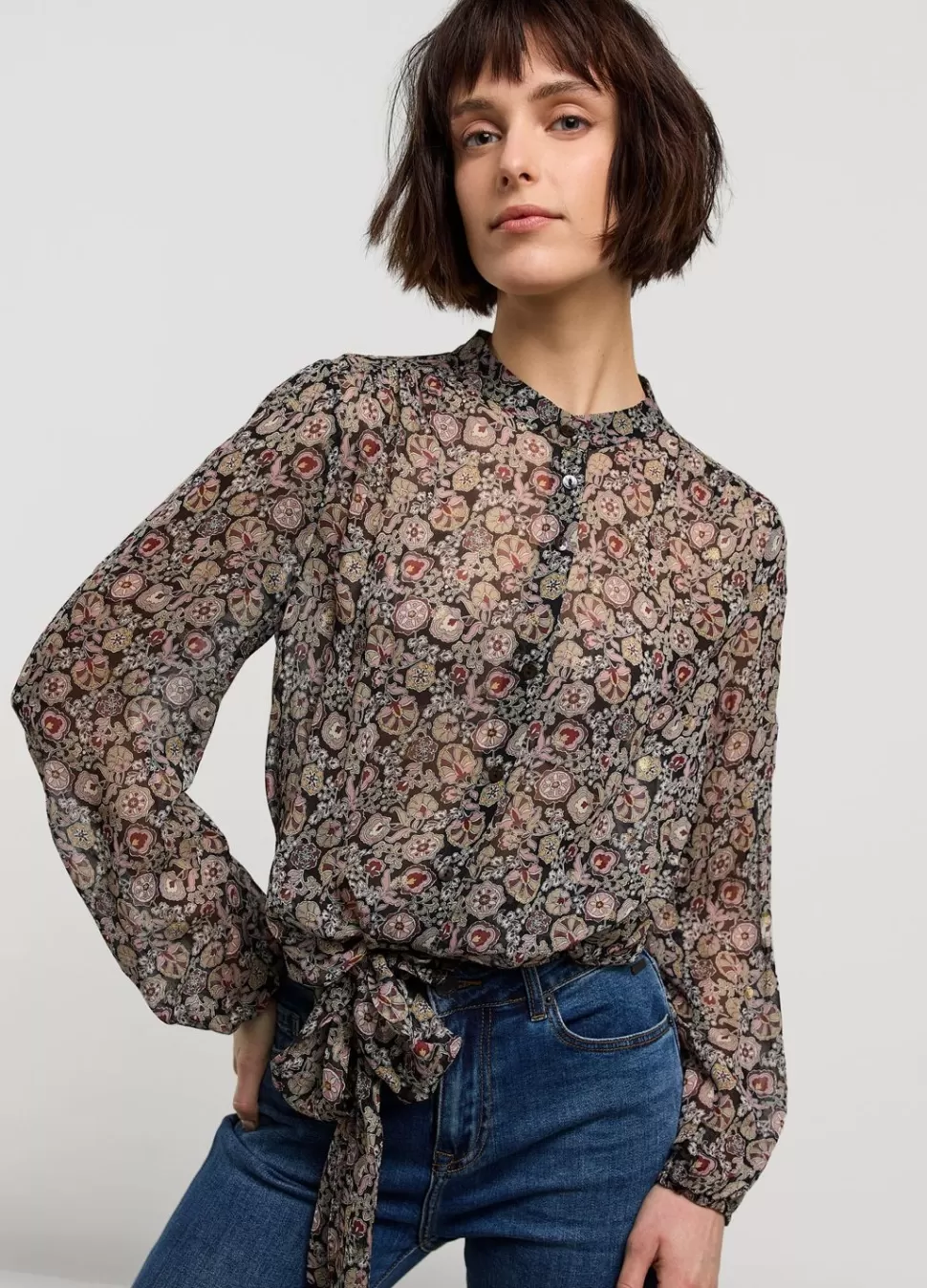 Summum Woman Blouse Met Tailleband | Vrouwen Tops & T-Shirts