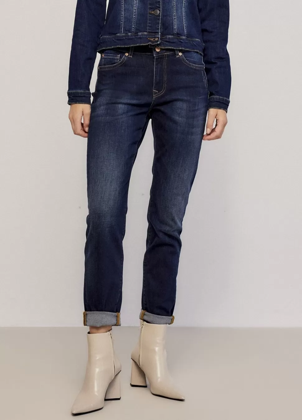 Summum Woman Blue Daze Denim Tapered Jeans | Vrouwen Broeken & Jumpsuits