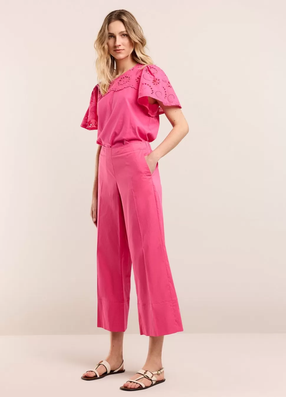 Summum Woman Broek Met 7/8E Rechte Pijp | Vrouwen Broeken & Jumpsuits