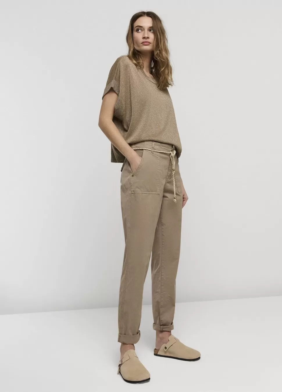 Summum Woman Broek Met Opgestikte Zakken | Vrouwen Broeken & Jumpsuits