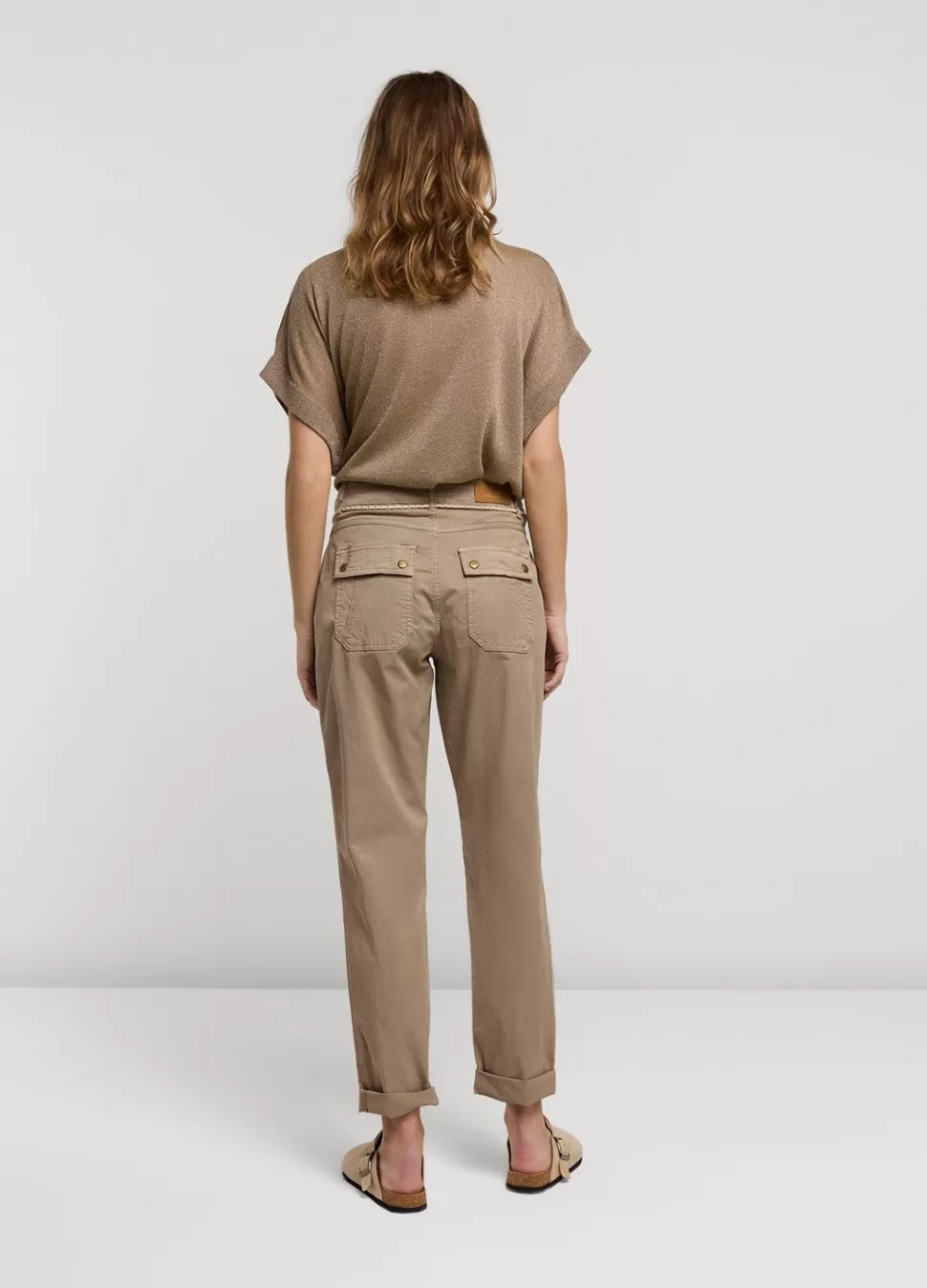 Summum Woman Broek Met Opgestikte Zakken | Vrouwen Broeken & Jumpsuits