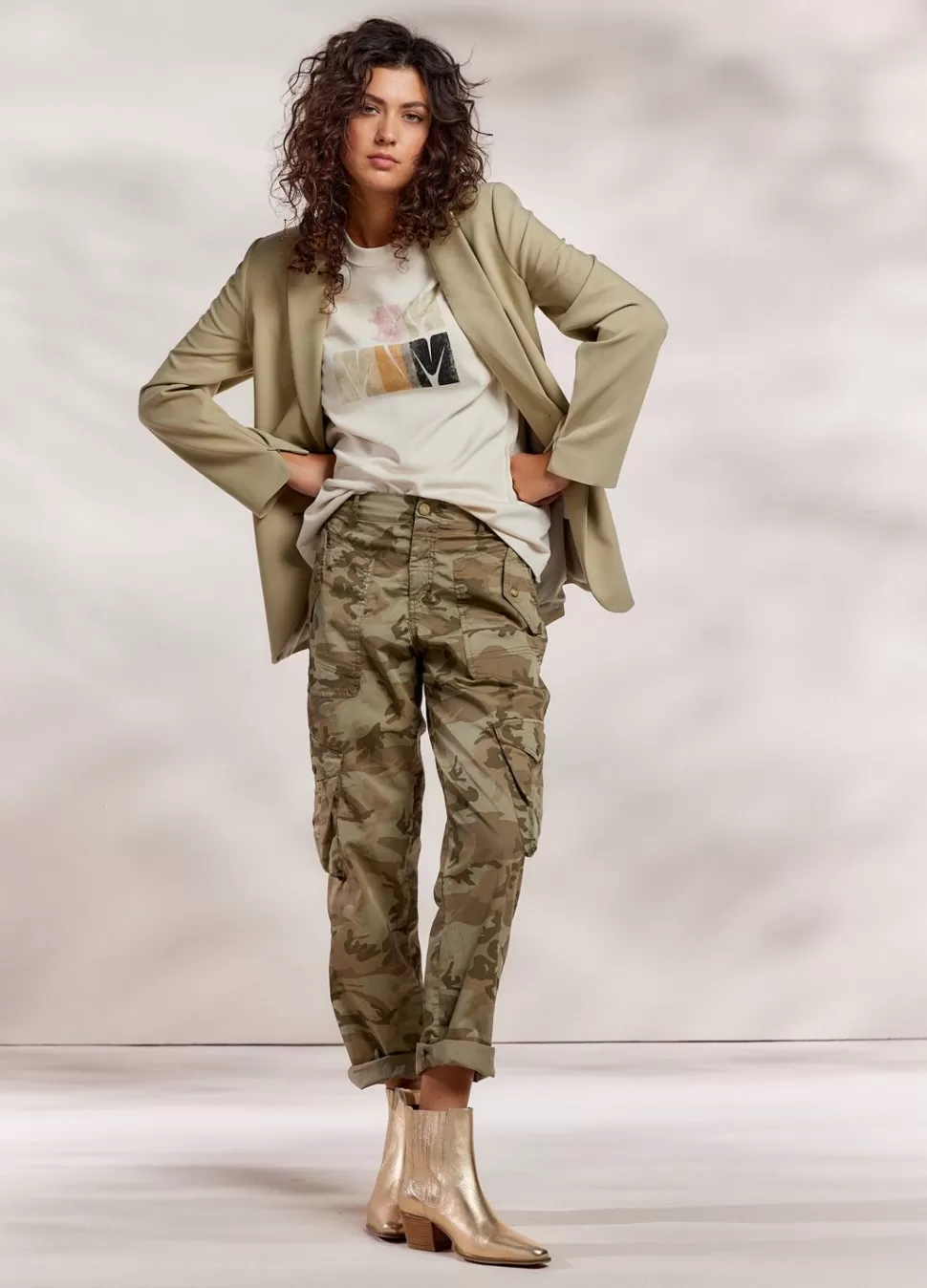 Summum Woman Camouflage Cargobroek | Vrouwen Broeken & Jumpsuits