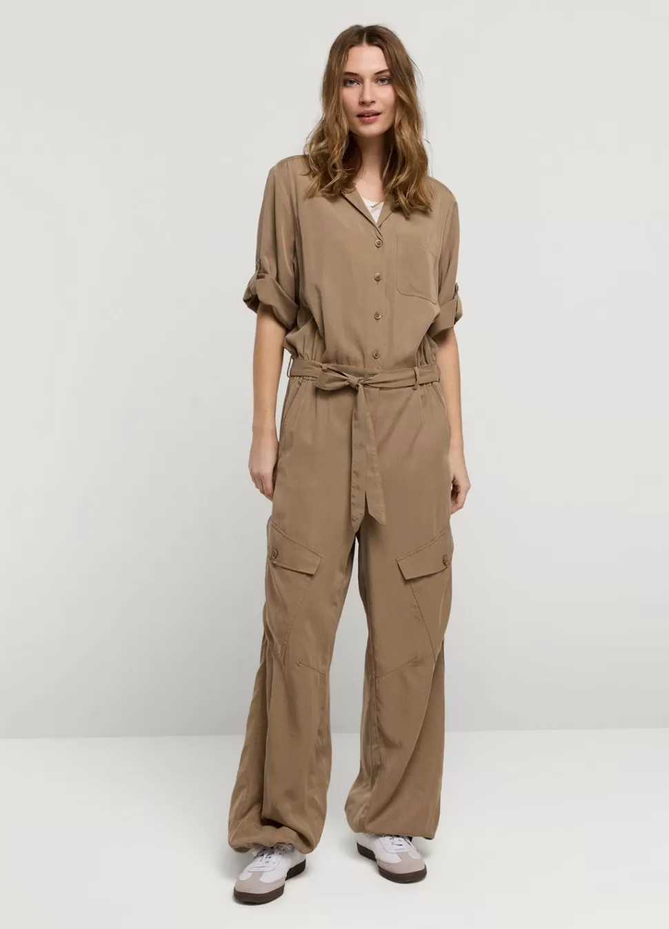 Summum Woman Cargo Jumpsuit | Vrouwen Broeken & Jumpsuits