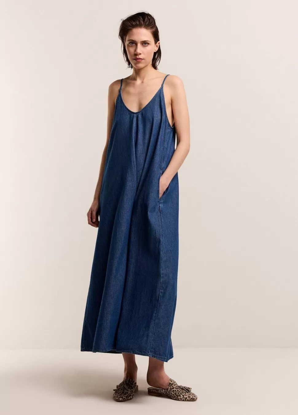 Summum Woman Denim Slipdress | Vrouwen Jurken