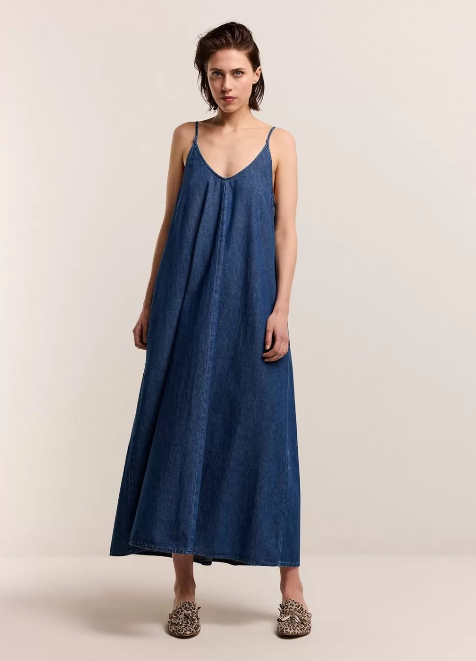 Summum Woman Denim Slipdress | Vrouwen Jurken