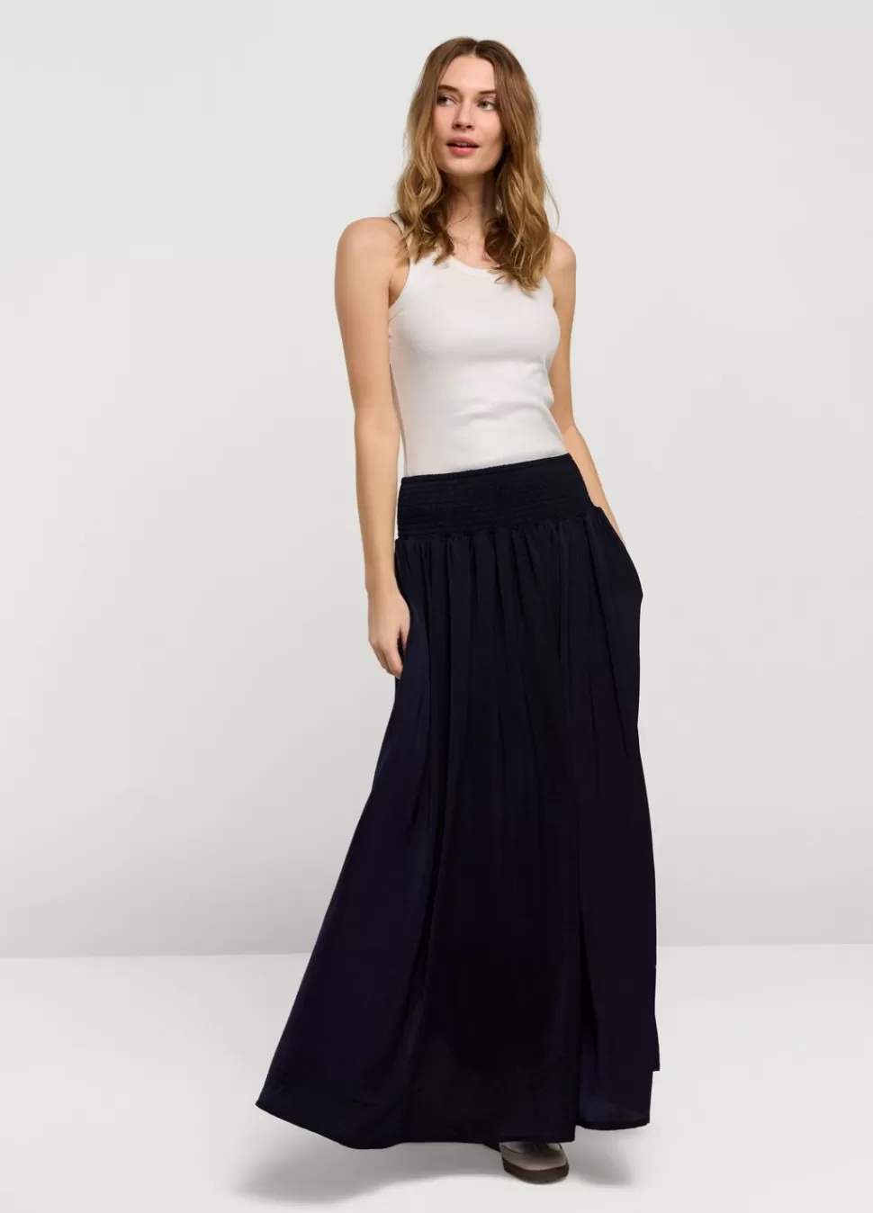 Summum Woman Drapey Satin Rok | Vrouwen Rokken