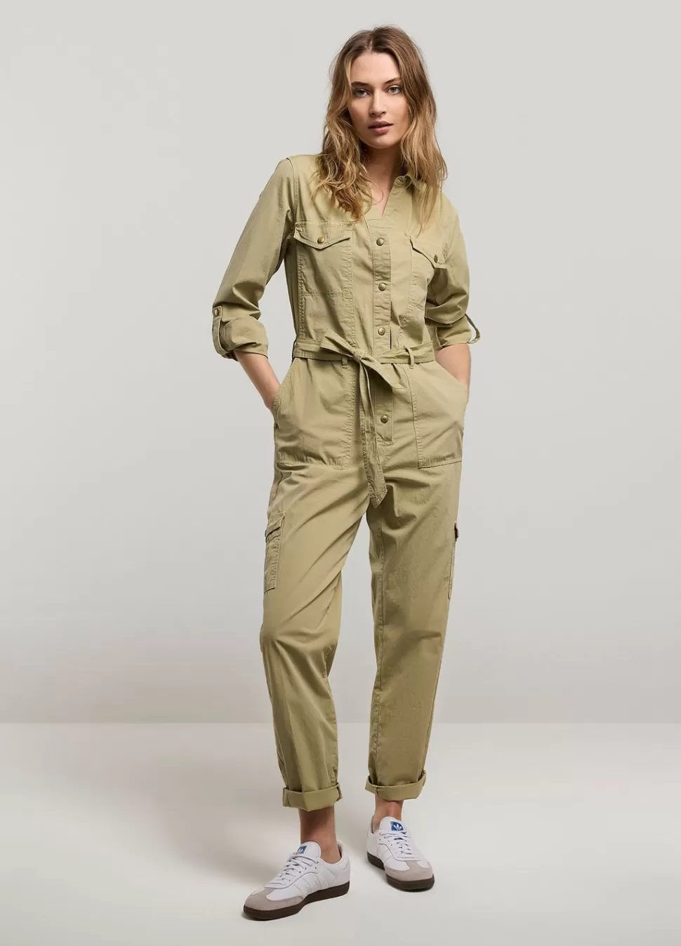 Summum Woman Jumpsuit Met Drukknopen | Vrouwen Broeken & Jumpsuits