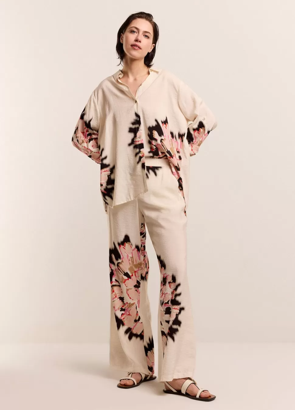 Summum Woman Lange Broek Met Print | Vrouwen Broeken & Jumpsuits