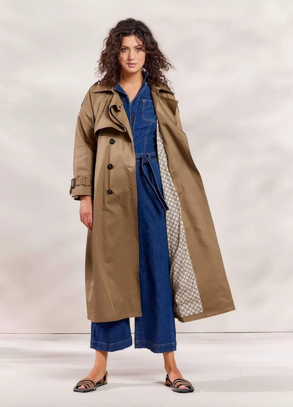 Summum Woman Lange Trenchcoat | Vrouwen Jassen