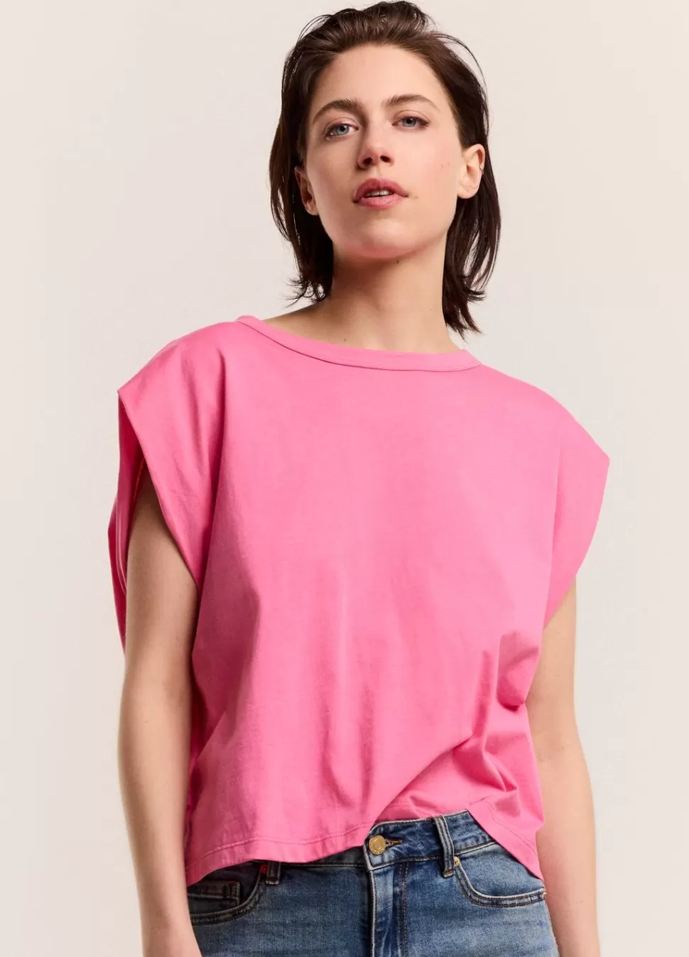 Summum Woman Oversized Jersey Top | Vrouwen Tops & T-Shirts