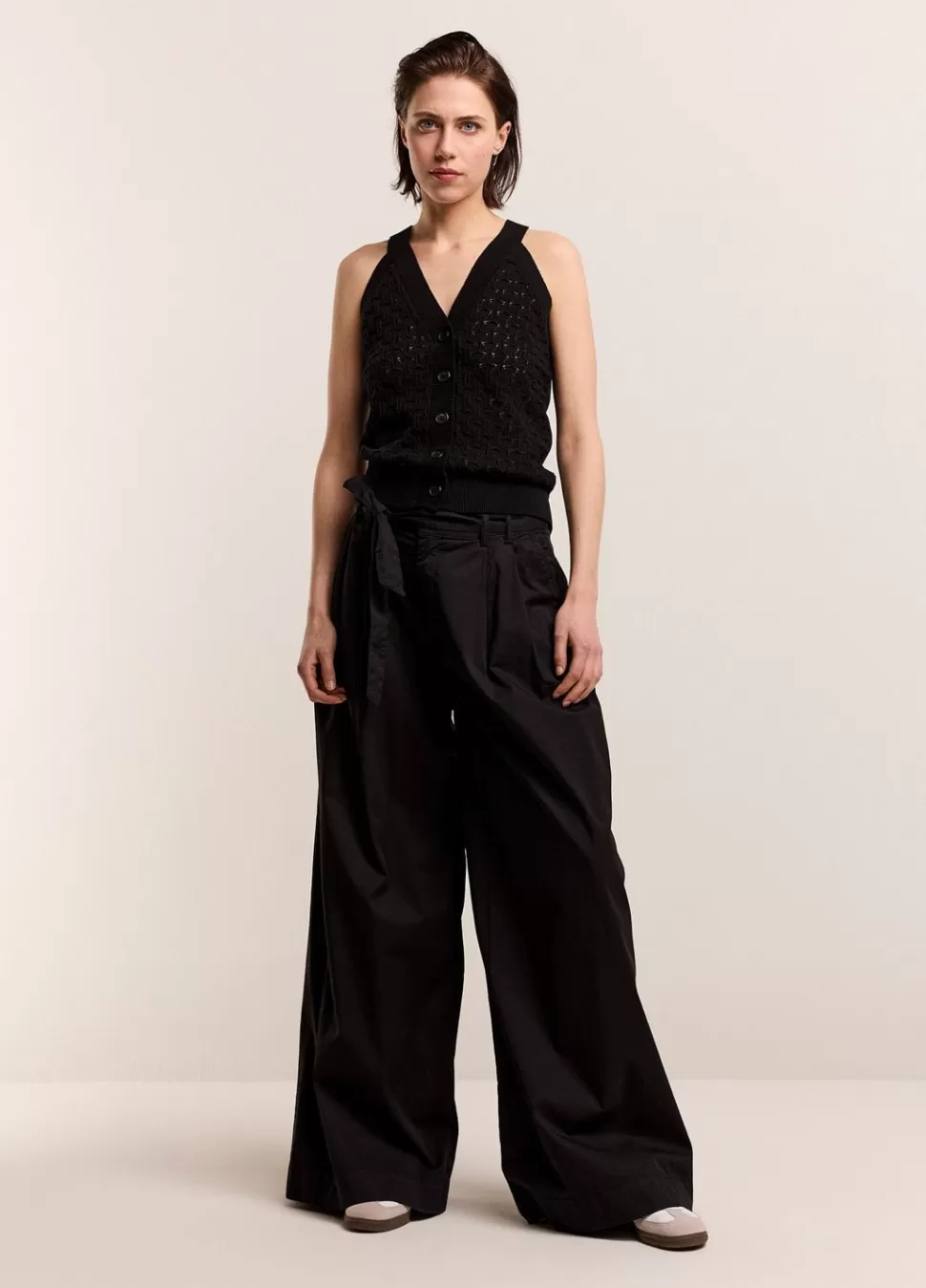 Summum Woman Palazzo Broek Met Ceintuur | Vrouwen Broeken & Jumpsuits