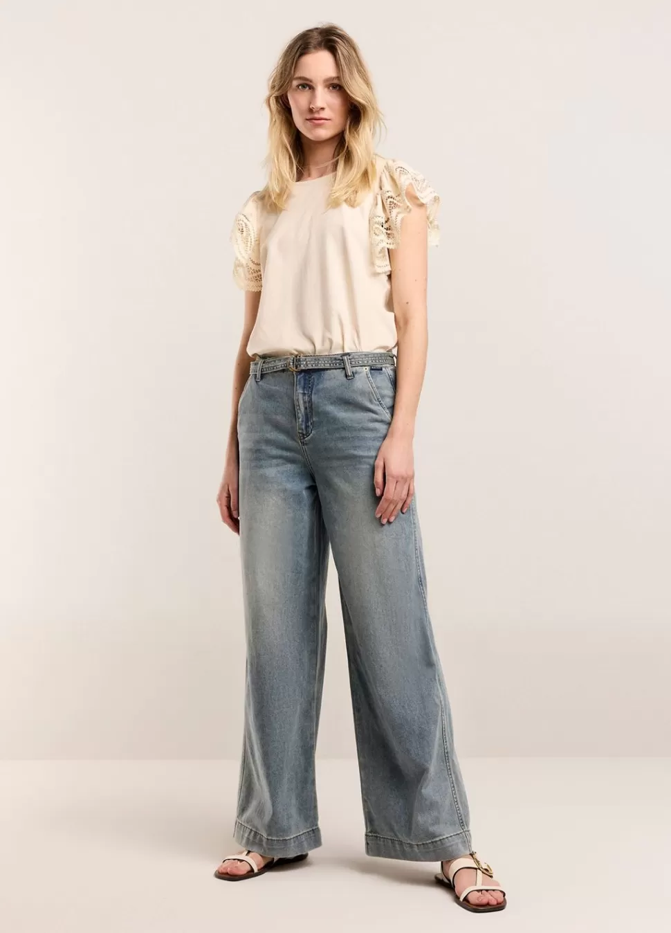 Summum Woman Palazzo Jeans | Vrouwen Broeken & Jumpsuits