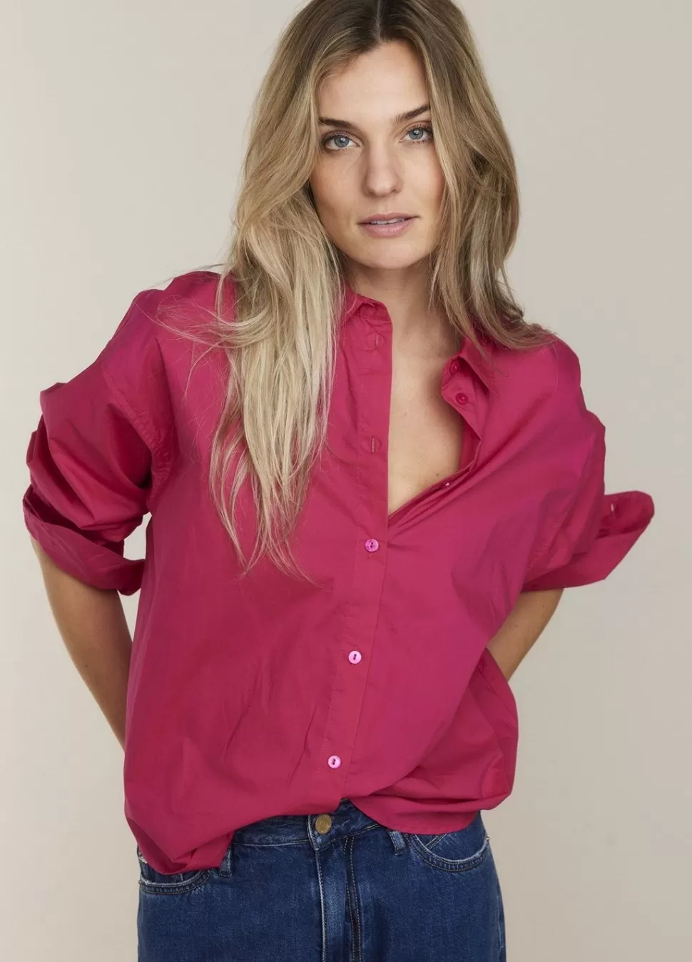 Summum Woman Poplin Blouse | Vrouwen Blouses