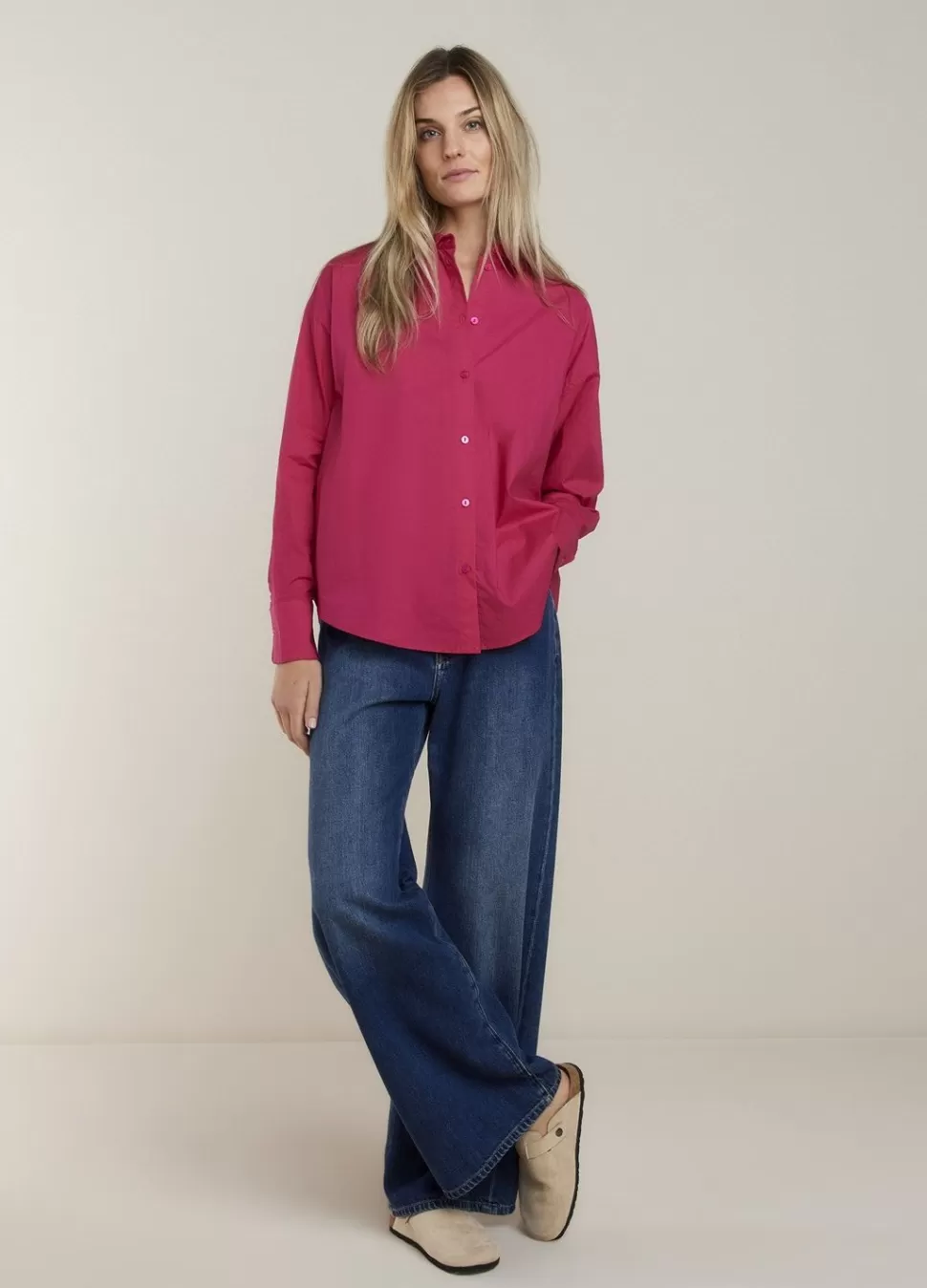 Summum Woman Poplin Blouse | Vrouwen Blouses