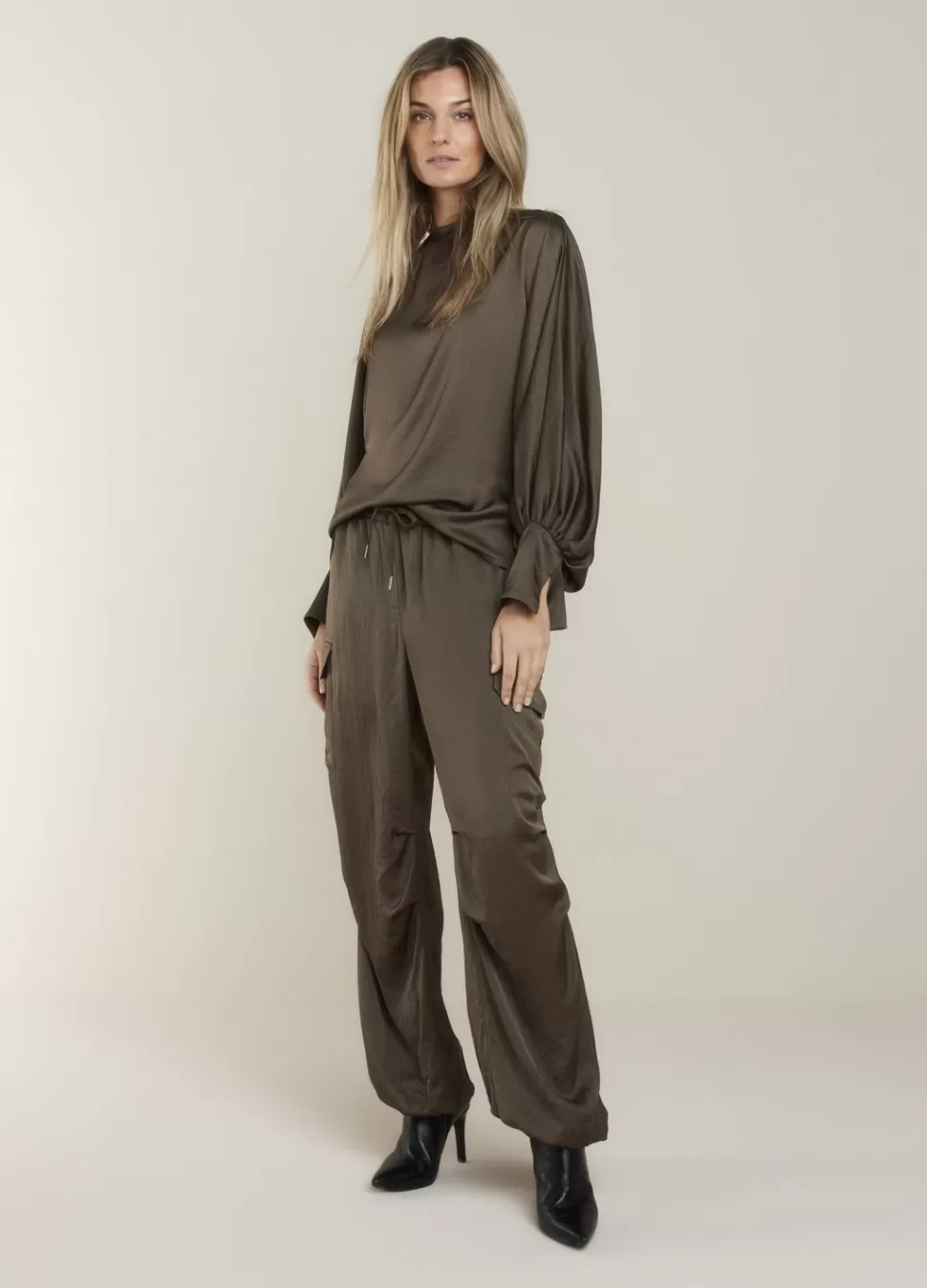 Summum Woman Silky Touch Cargo | Vrouwen Broeken & Jumpsuits