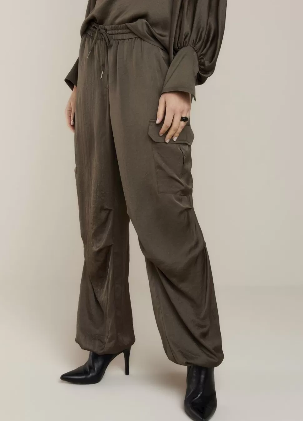 Summum Woman Silky Touch Cargo | Vrouwen Broeken & Jumpsuits