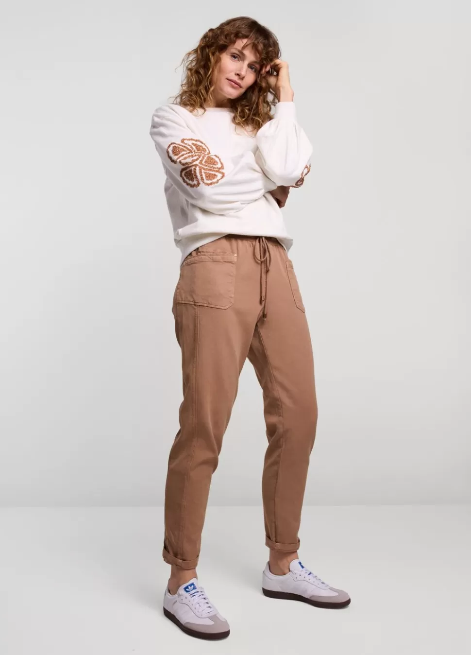 Summum Woman Soepelvallende Chino | Vrouwen Broeken & Jumpsuits