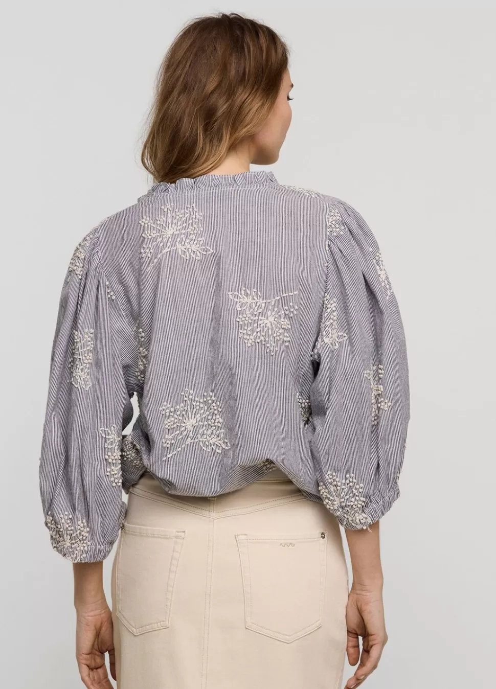 Summum Woman Streepjestop Met Bloemen | Vrouwen Tops & T-Shirts