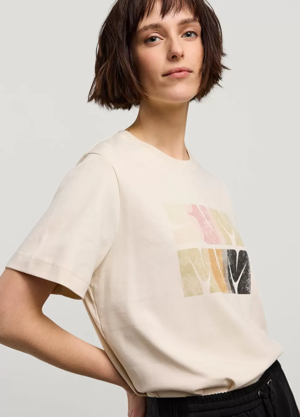 Summum Woman T-Shirt Met Artwork Print | Vrouwen Tops & T-Shirts