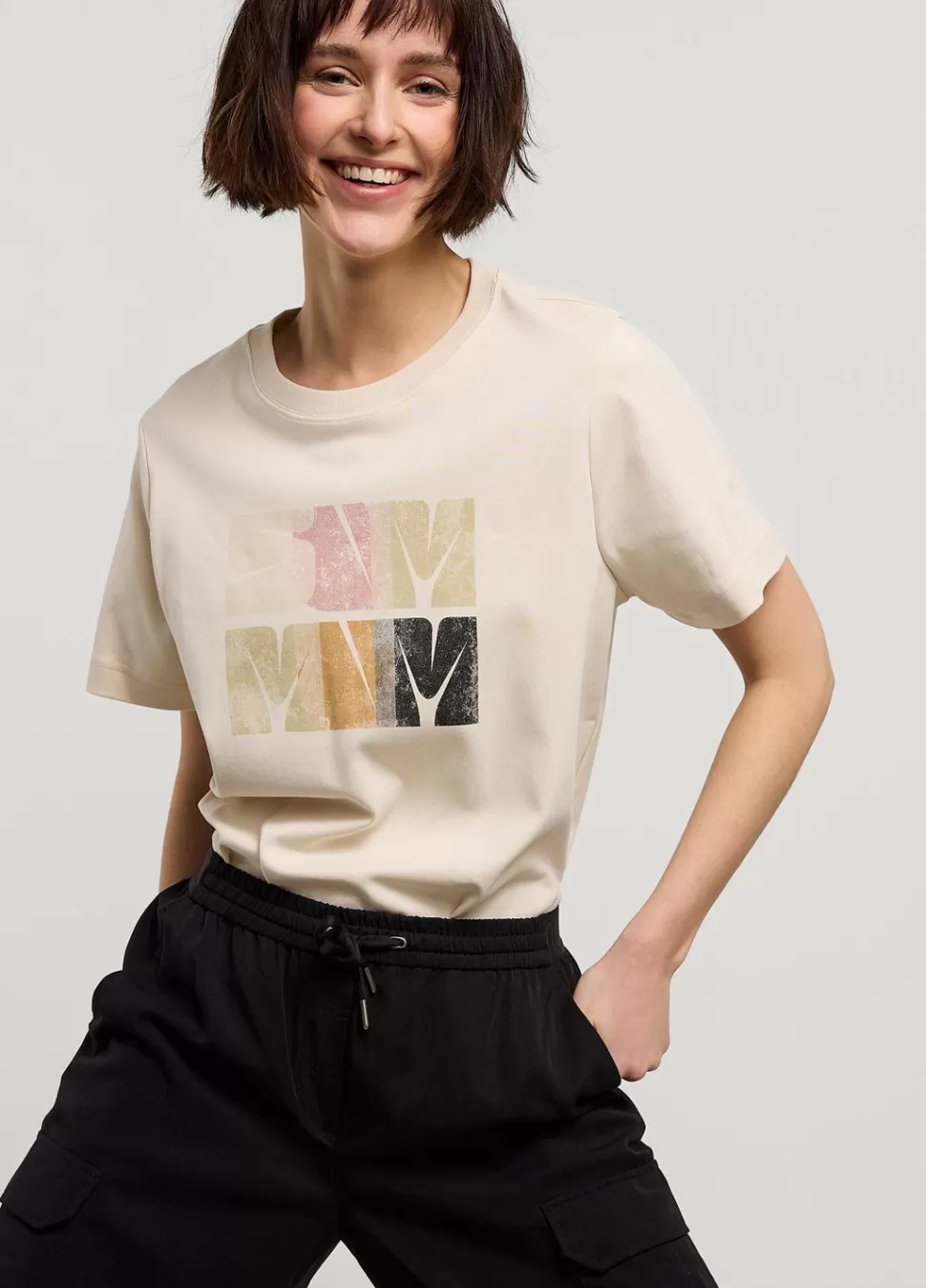 Summum Woman T-Shirt Met Artwork Print | Vrouwen Tops & T-Shirts